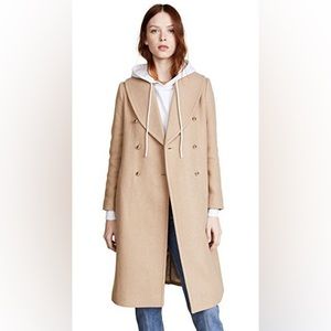 Club Monaco Wool Coat Camel NWT